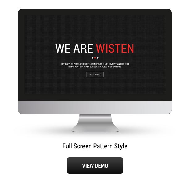 Wisten - Creative One Page Parallax Template - 3