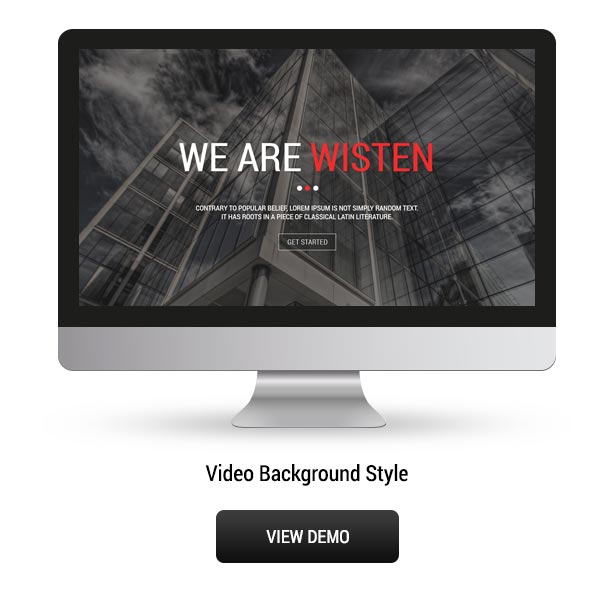 Wisten - Creative One Page Parallax Template - 5